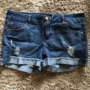 Denim shorts